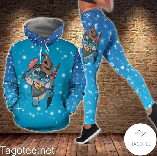 Disney Stitch Hoodie Leggings Set