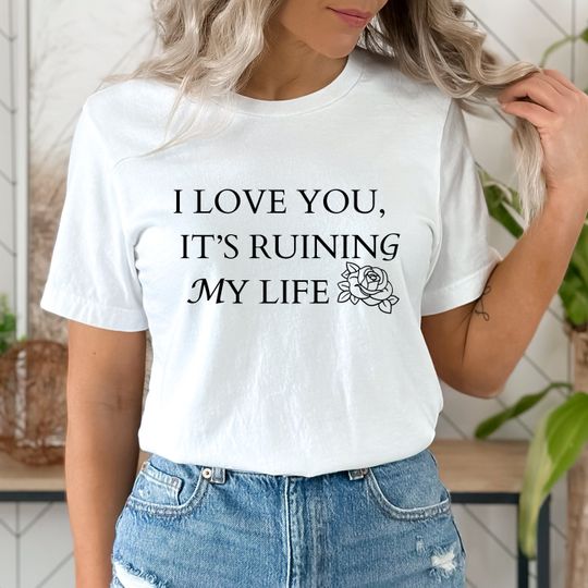 The tortured poets department merch, I love you shirt