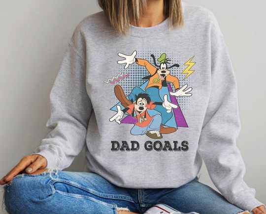 Retro 90S Disney A Goofy Movie Shirt, Max Goof And Goofy Dad Goals T-shirt, Father's Day Gift Ideas