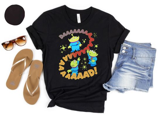 Retro Disney Toy Story Aliens Dad Shirt, Funny Father's Day Gift Ideas