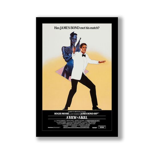 James Bond A View To A Kill Movie Poster, Hot Movie Poster