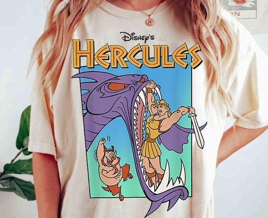 Vintage Disney Hercules Philoctetes Shirt, Hercules And Phil Disney Retro T-shirt