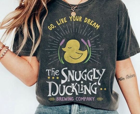Vintage Disney Tangled Rapunzel Princess Shirt, Funny Snuggly Duckling T-shirt