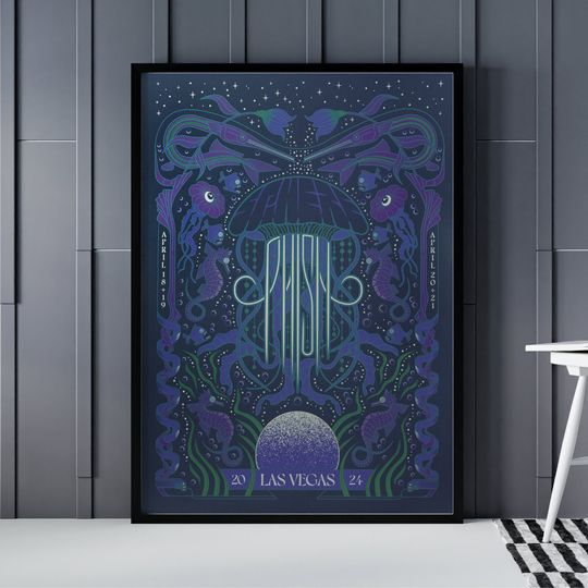 Phish Sphere All Posters - Phish Hollywood Bowl Poster - Phish New York Poster - Phish Huntsville Poster - Phish Summer Tour 2024 Posters