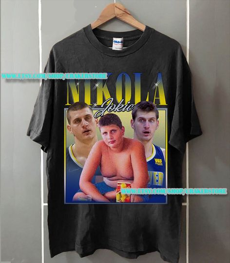 Nikola Jokic Shirt, Basketball shirt, Classic 90s Graphic Tee, Unisex, Vintage Bootleg, Gift, Retro