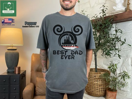 Best Dad Mickey Ears Shirt, Father's Day Gift