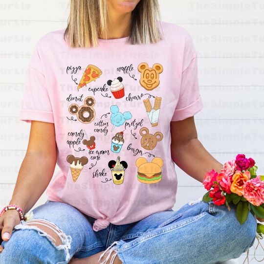 Disney Snacks Lover, Disney Food Lover Shirt, Disney Gift Tee, Disney Food, Disney Foodies,  Disney Family Vacation