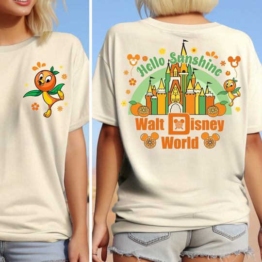 Disney Orange Bird Shirts Orange Bird Sunshine Double Sided Shirt