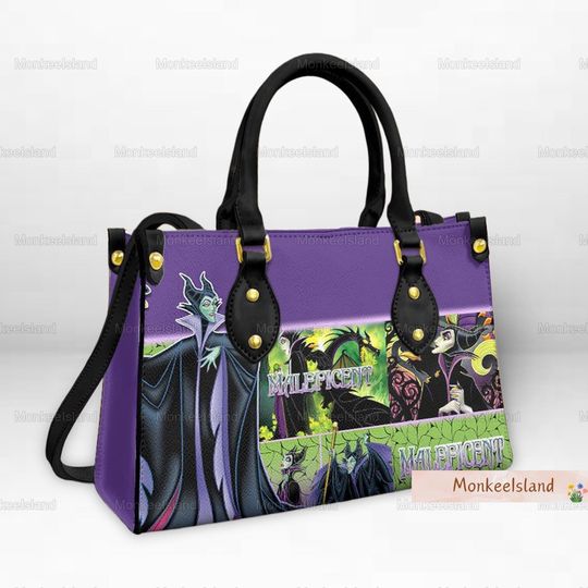 Disney Villains Leather Bag, Maleficent Leather Bag, Gift For Her