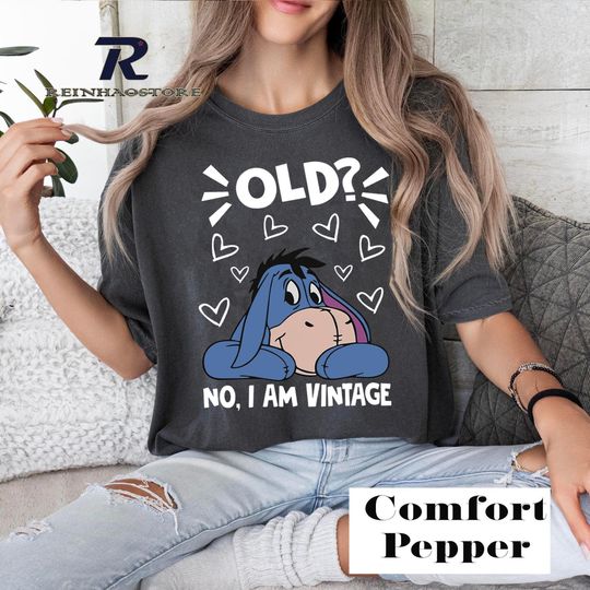 Eeyore Old No I Am Vintage , Eeyore Shirt,  Winnie The Pooh Eeyore, Disney Eeyore