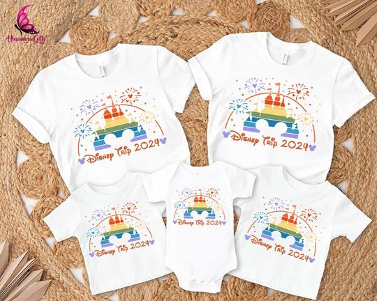 Magic Castle 2024 Trip Shirt, Magic Kingdom Shirt, Disneyland Vacation Shirt