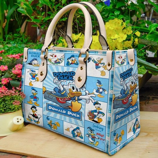 Donald Duck Vintage Leather Handbag