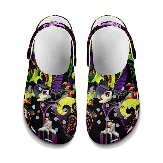 Personalized Maleficent Disney Clogs