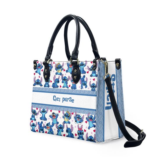Personalized Stitch Disney Leather HandBag