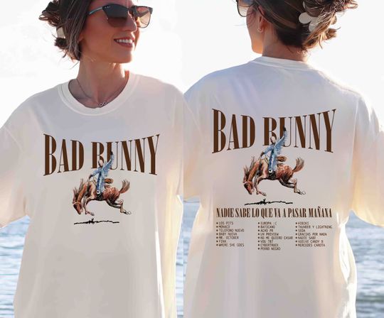 Bad Bunny Nadie Sabe Shirt,Sweatshirt,Gift for Mom,Bad Bunny Tour TShirt