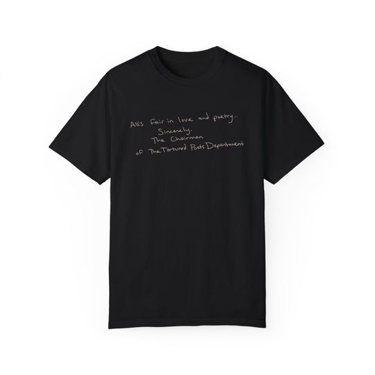 TTPD Chairman Taylor T-shirt, gift for swiftiee