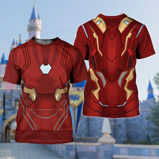 Hero Unisex Costume 3D T-Shirt, Halloween Cosplay Running Costume Shirt, Halloween Costume For Family Group T Shirt