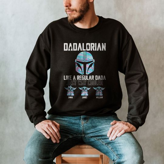 Dadalorian Shirt, Regular Dada Shirt, Just Way Cooler, Dad Mandalorian Costume