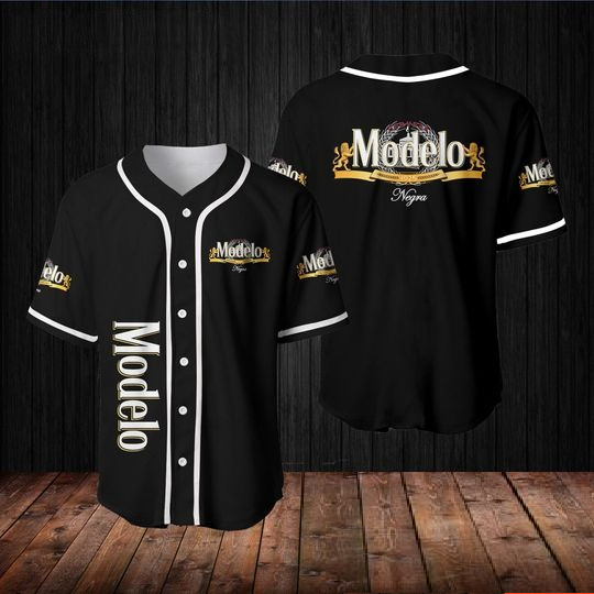 Black Modelo Negra Baseball Jersey, Baseball Jersey Shirt