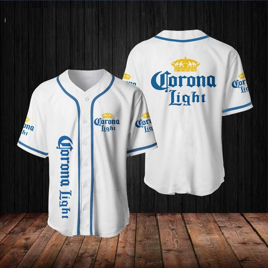 Vintage Corona Light Baseball Jersey