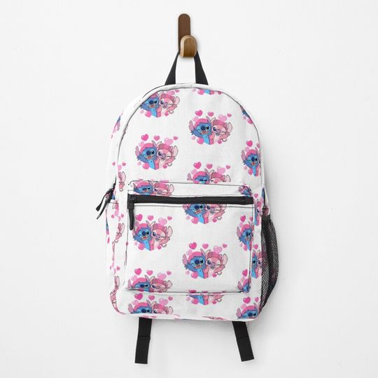 Stitch and angel Backpack, Cute Disney Lilo Stitch Backpack