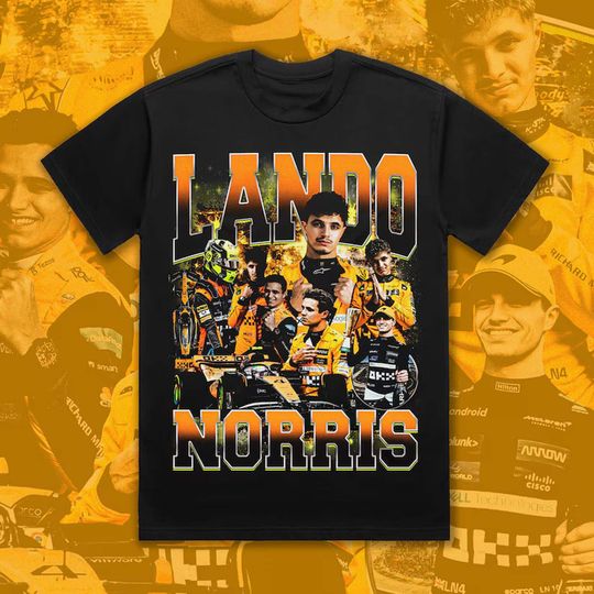 Bootleg Vintage 90s Style Lando Norris T-Shirt