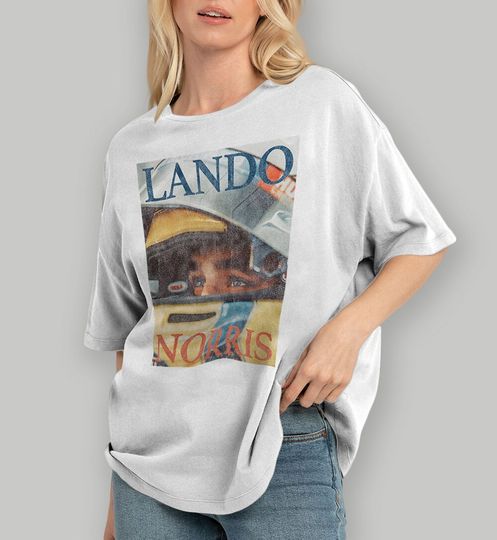 Comfort Colors Lando Norris Portrait Vintage Style Unisex T-shirt