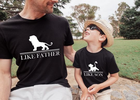 The Lion King Like Father Shirt, Disney Matching Shirt, Father and Son Shirts, Father's Day Gift,Daddy and Me Shirt
