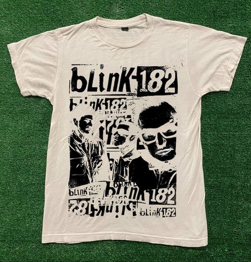 Blink Vintage 182 Tour Shirt, World Tour B182 Merch
