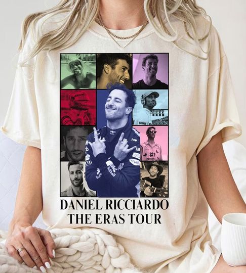 Vintage Daniel Ricciardo The Eras Shirt, 90s Vintage Fan Gift