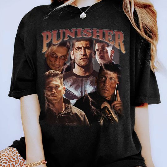 Vintage Punisher Shirt Frank Castle Shirt
