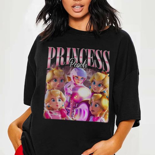 Vintage Princess Peach Shirt | Mario Bros Video Game Shirt
