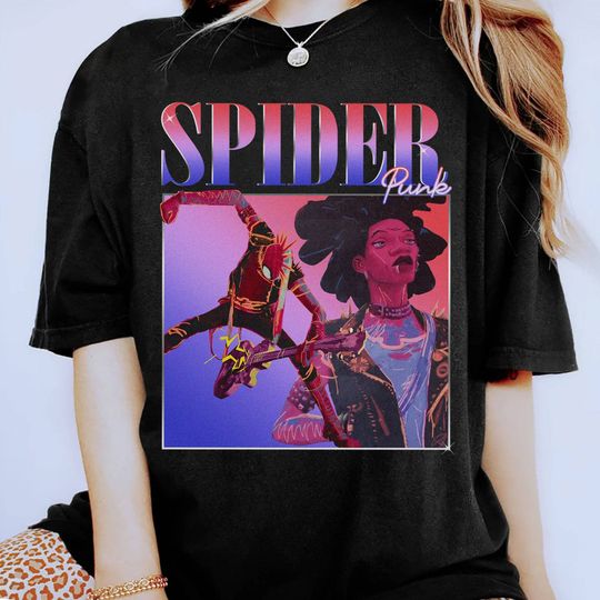 SpiderPunk Shirt | Hobie Brown Spider Man Across The Spider-Verse Shirt