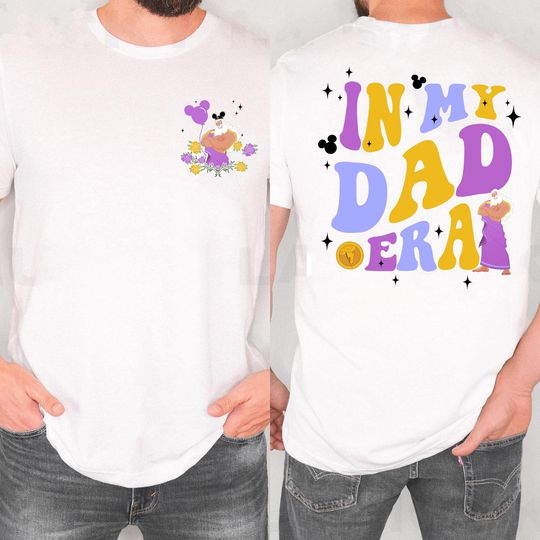 Disney Hercules Zeus In My Dad Era Double Sided Shirt