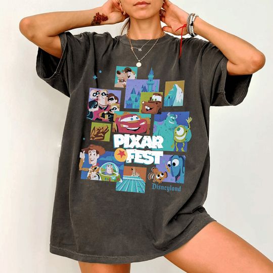 Vintage Meet Me At Pixar Fest Shirt, Disneyland Pixar Fest 2024 Shirt