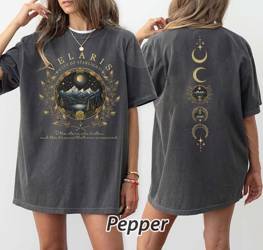 Velaris City Of Starlight ACOTAR Two-Sided T-shirt