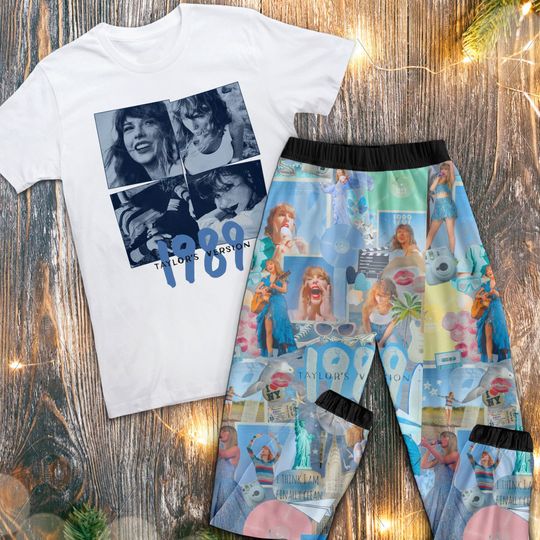 1989 Album Pajamas set, taylor version Tshirt, Taylor, Swifty Pajamas