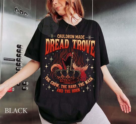 Nesta Archeron ACOTAR Cauldron Blessed Lady Death Band Shirt
