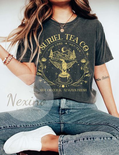 Suriel Tea Co T-shirt, SJM Merch, Bookish Merch, Acotar T-shirt