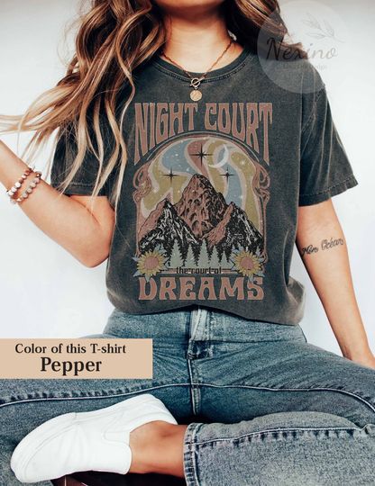 Night Court Velaris City Of Starlight Comfort Colors T-shirt, SJM Merch, Bookish Merch, Acotar T-shirt