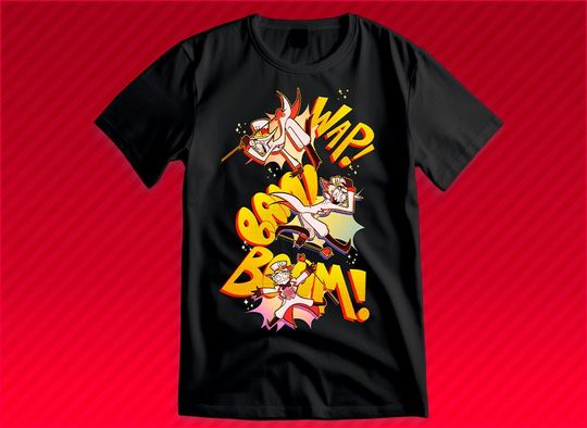 Hazbin Hotel | Lucifer Wap! T-shirt Bam! Boom!