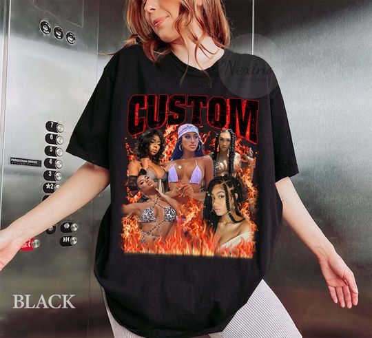 Custom Photo - Vintage Graphic 90s T-shirt