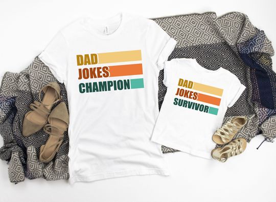 Dad Jokes Shirt, Dad and son matching Shirt, New Dad Shirt