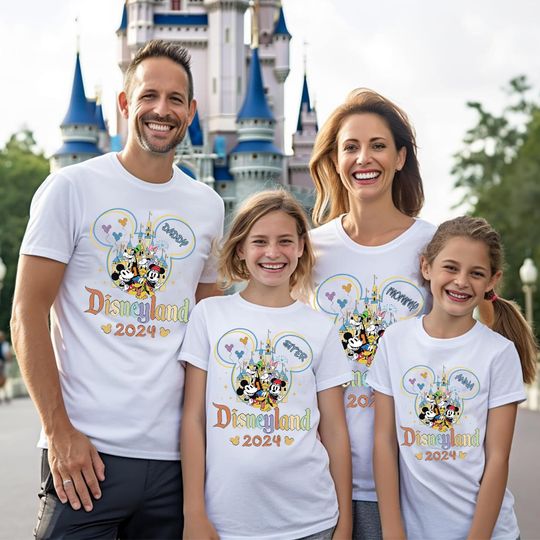Disney 2024 Shirts, Disneyland Shirts, Disney Vacation T-shirt, Disney Couple Shirt