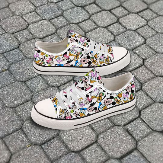 Women's Disney Characters Low Top Sneakers