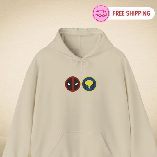 Wolverine hero and deadpool hoodie dead pool