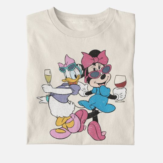 Epcot Minnie and Daisy, Disney Epcot Shirt, Drink Around the World Shirt