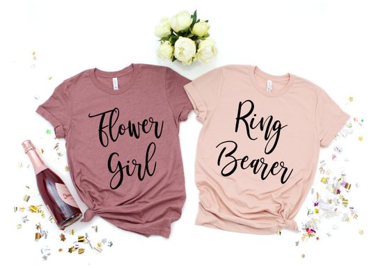 Ring Bearer and Flower Girl Shirt,Ring Bearer Proposal, Wedding Shirt
