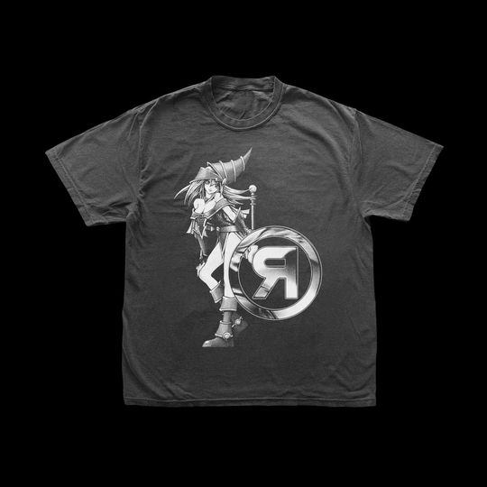 yugioh, dark magician, y2k fashion, anime t-shirt