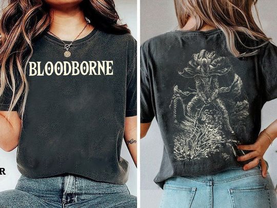 Bloodborne The Hunter Shirt, Bloodborne Game Shirt, Retro Bloodborne Shirt, Fans Gift